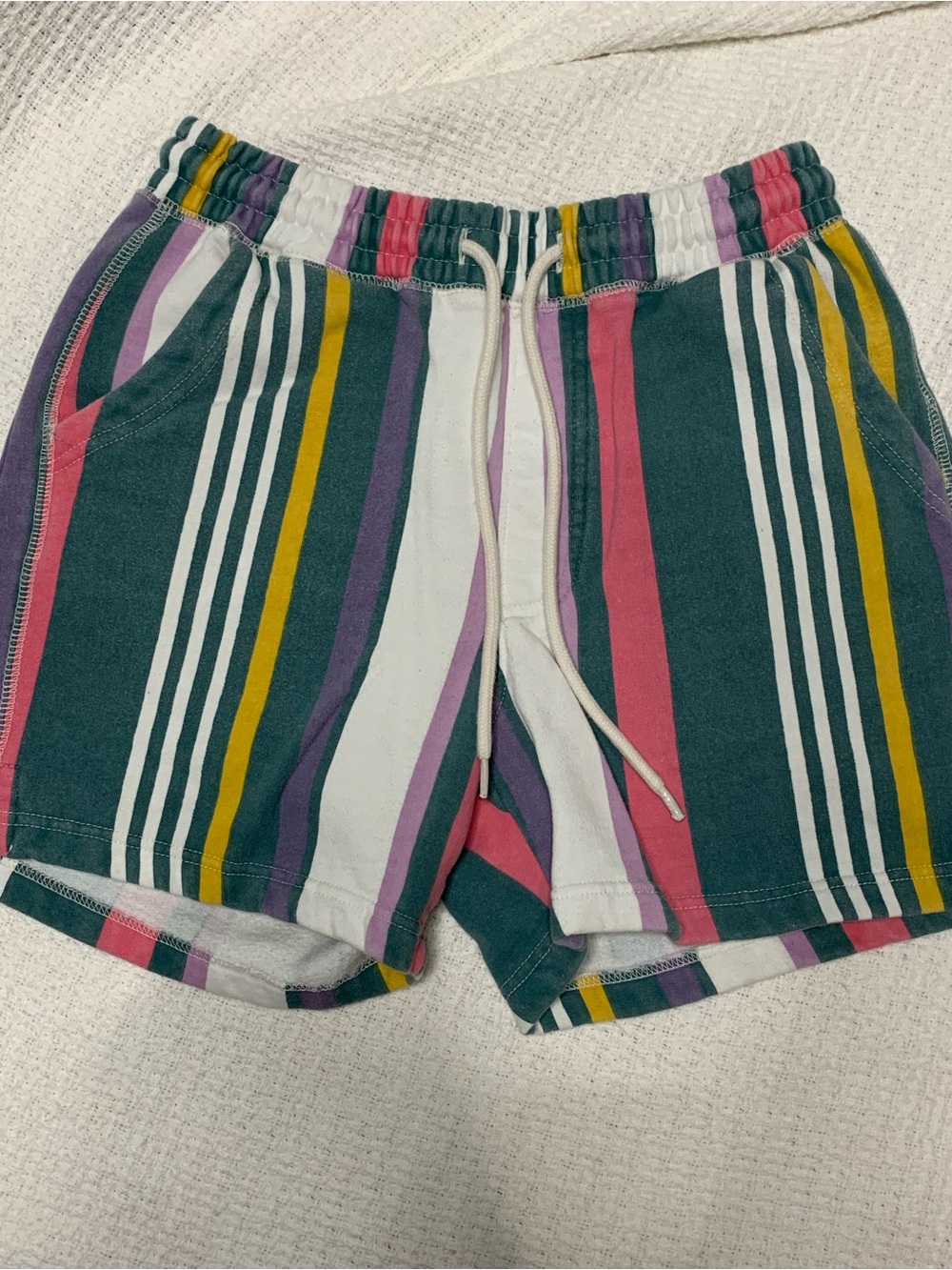 Urban Outfitters Multicolor Striped Drawstring Men's Shorts